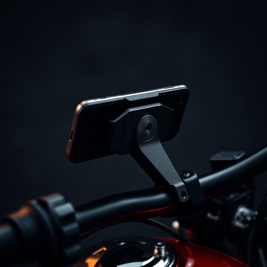 Metal Handle Mount Holder RH-G0122 Black