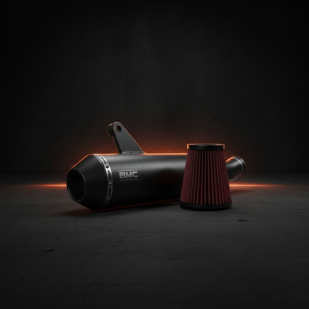 RRP Orion Exhaust Himalayan/Guerrilla 450 Black + BMC Airfilter