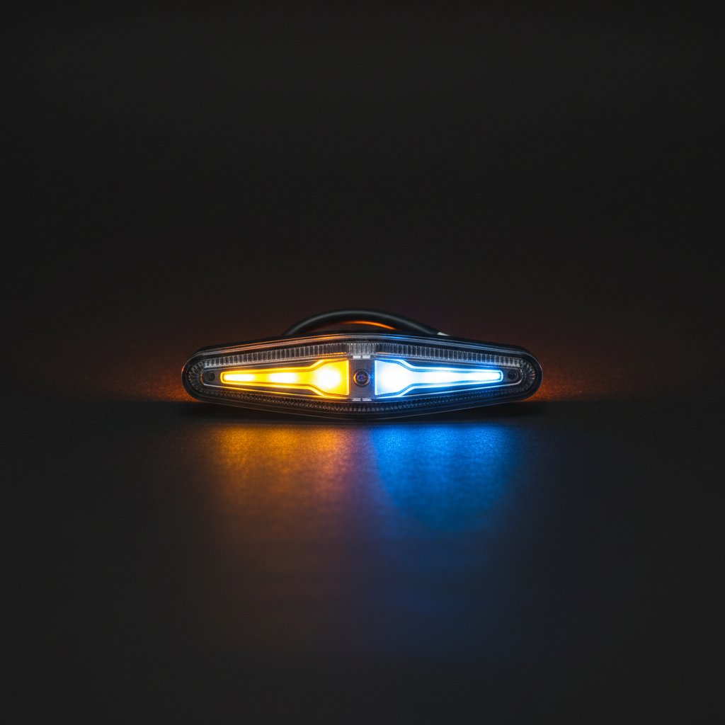 HJG D-138 Running Indicator Yellow Blue