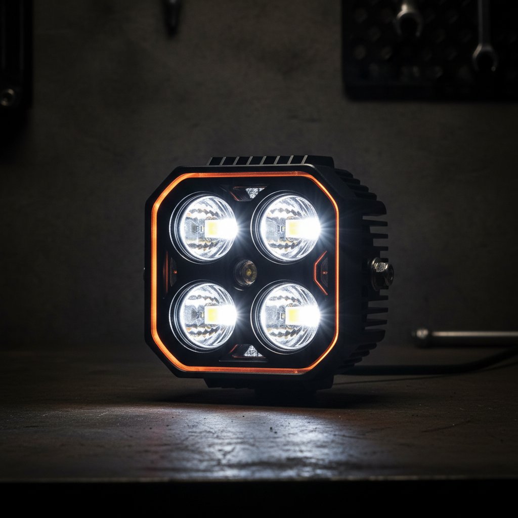 HJG 4 LED Quad Lens Fog Light