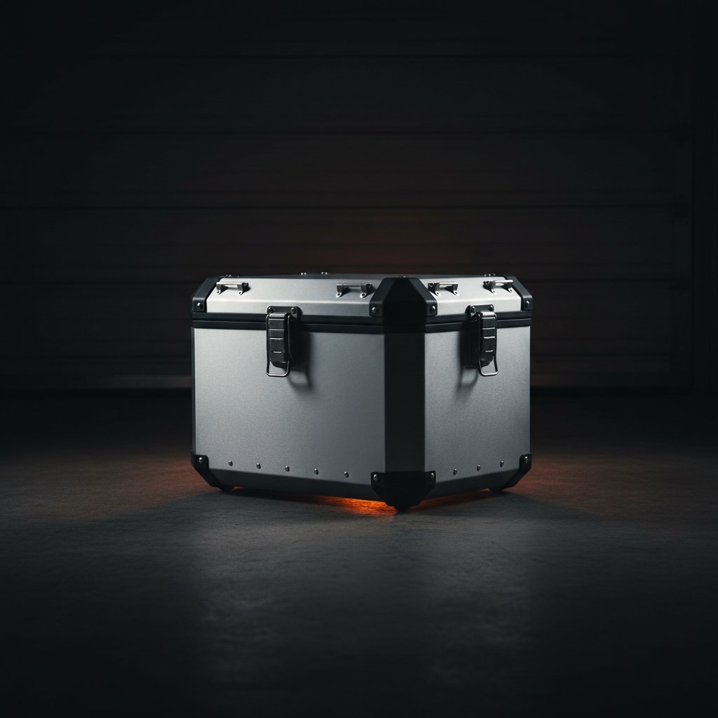JB Racing Top Case 45L Silver Premium